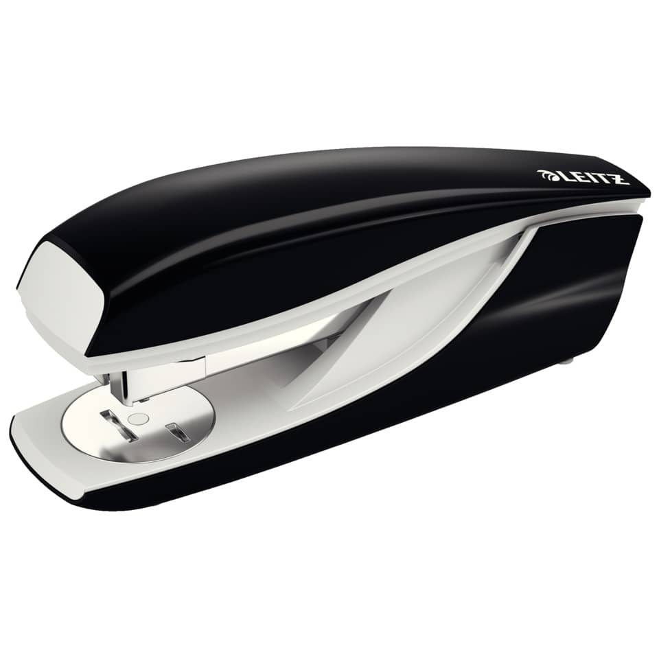 Klammerstapler, Stapelklammer, Schwarz, Kunststoff, Metallisch