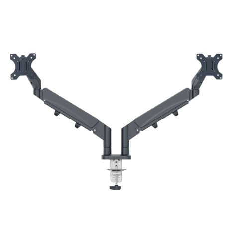 Monitorarm Ergo Dual, platzsparend, samtgrau LEITZ 6537-00-89