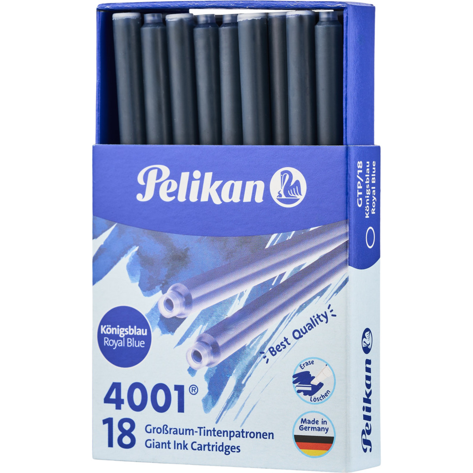 Tintenpatronen, Giant Ink Cartridges, Königsblau, Großraum, Pelikan