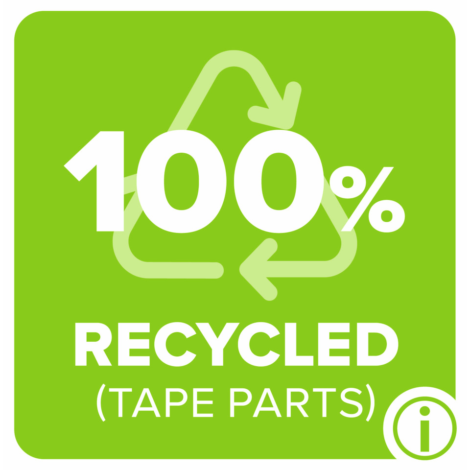 recycled, grün, kunststoff, 100%, symbol