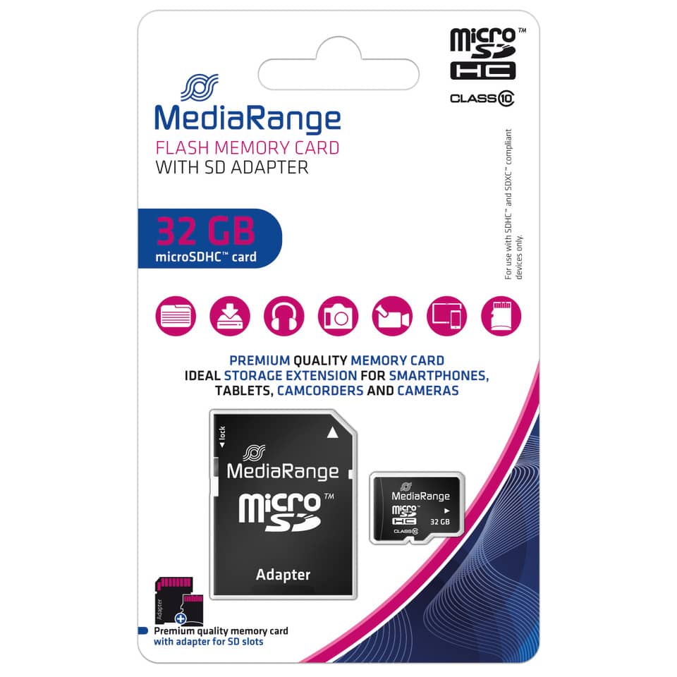 microSD, 32 GB, Adapter, Speicherkarte, Speicherkarte microSD