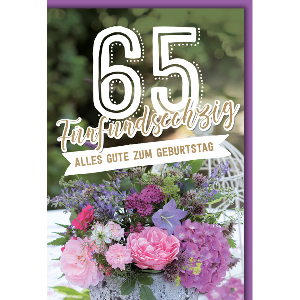 blumenstrauß, vasenarrangement, pink, lila, geburtstag