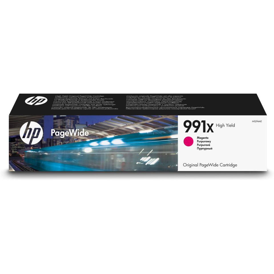 Seitenweite Tintenpatrone, Drucker-Tinte, Magenta, HP, Originalpatrone