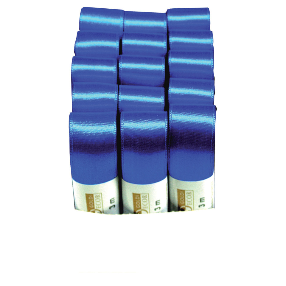 Doppelsatinband, 25mmx3m, kornblau GOLDINA 1172025341503