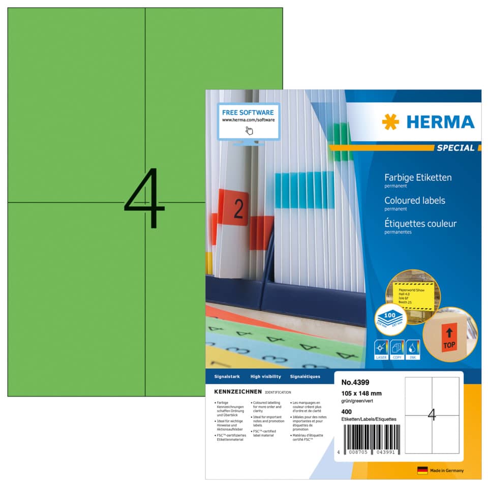 farbe, etiketten, druck, herma, etikettenpapier
