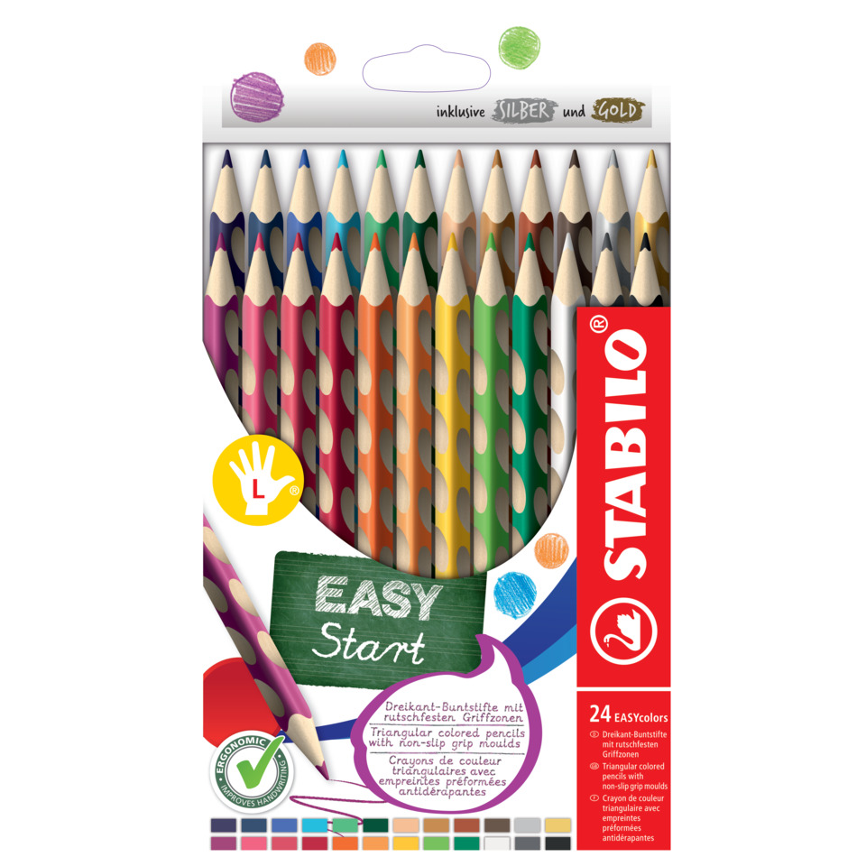 Buntstifte, Buntstiftset, Holzstifte, Buntstifte mit radierbar, Schraubstiftset