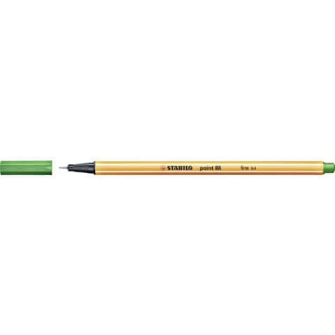 Fineliner point 88®, 0,4 mm, grün STABILO 88/36