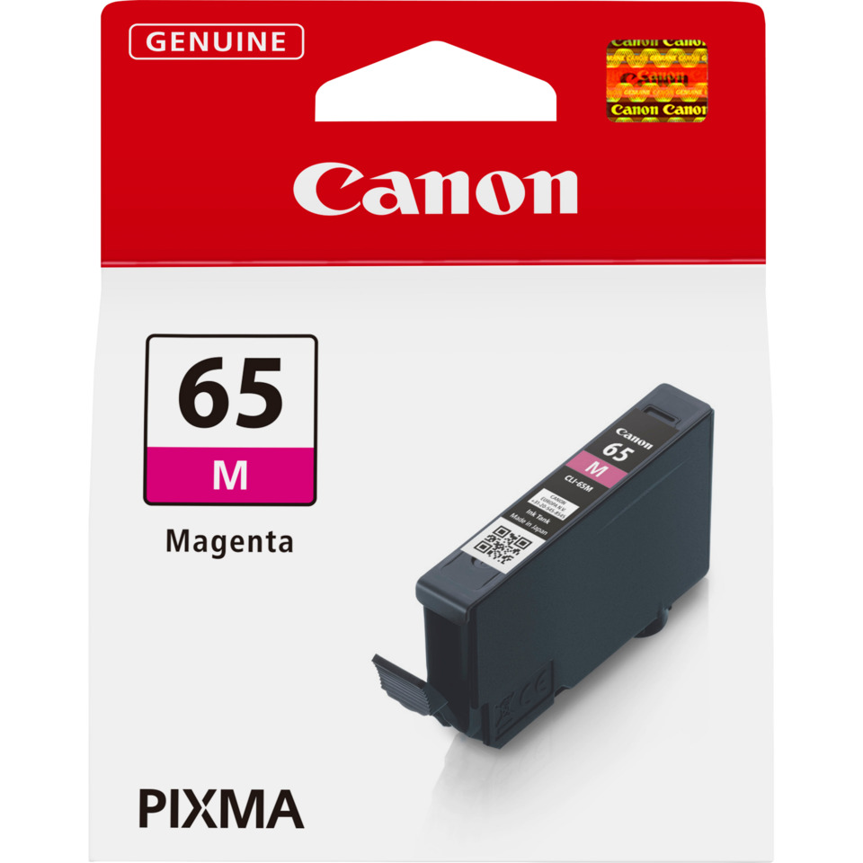 Canon Magenta Kartusche, Druckpatrone, 65M Magenta, 65 Magenta Patrone, Druckerfarbe Magenta