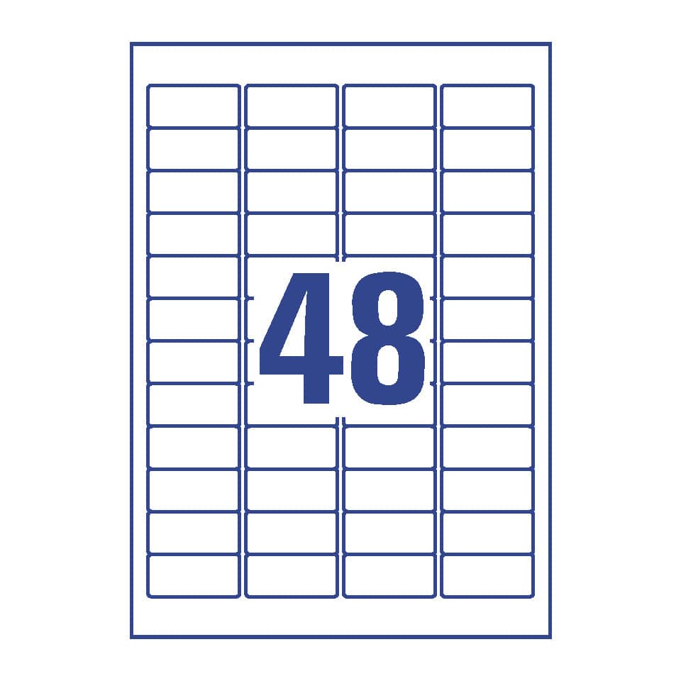 Label, Grid, Preisplombe, Nummer 48, Etikett im Raster