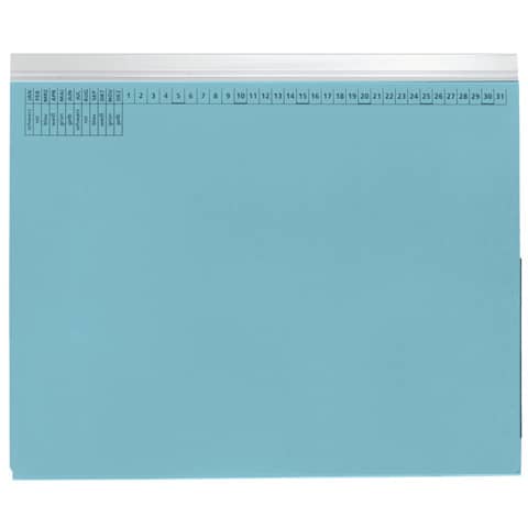 Hängehefter, Linksheftung, hellblau Q-CONNECT KF15776