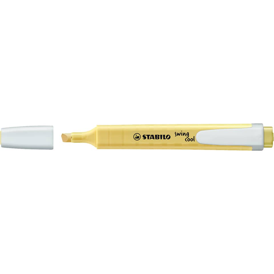 highlighter, marker, two-tone, gelb, stift