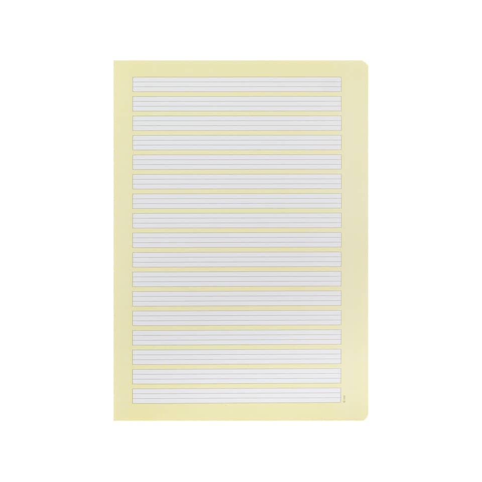 Notizblock, Notizpapier, Gelb, Lineatur, A4