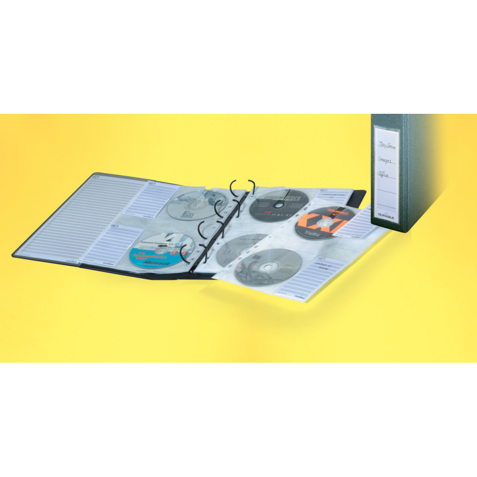 CD/DVD Ordner, CD-Hülle, Ringordner, CD-Aufbewahrung, Disc-Organizer