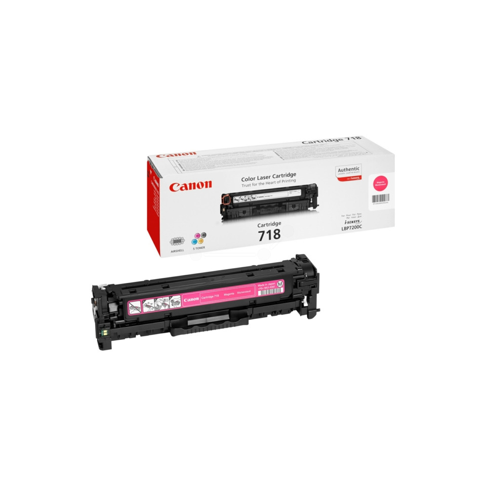 Tonerpatrone, Kompakttoner, Canon, Magenta-Tonerkassette, Cartridge 718
