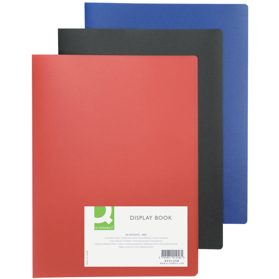 Display book, A-connect, rotnotizbuch, bunte ordner, Einsteckordner