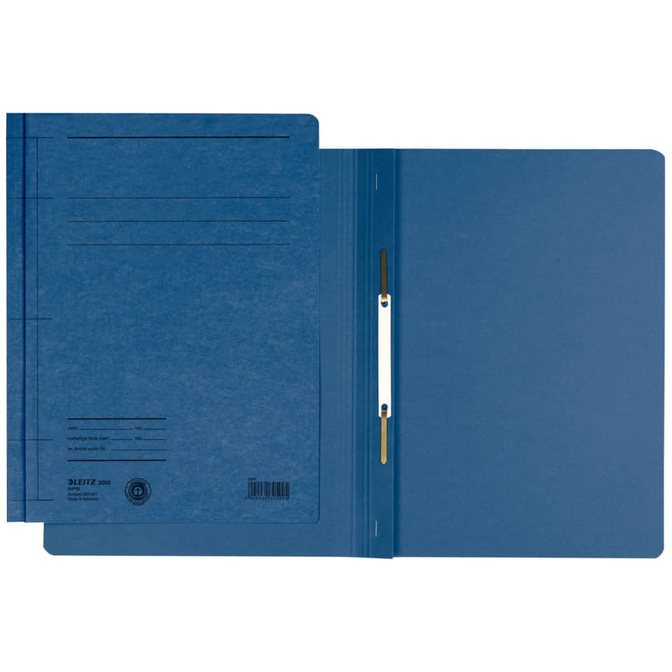 Ordner, A4-Ordner, Kunststoff, Klemmbinder, Blau