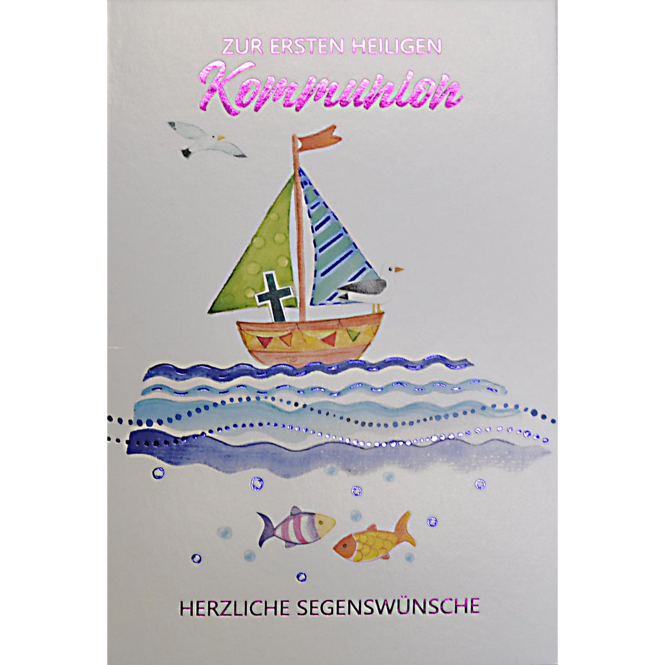 Boot, Segelboot, Gruß-Karte, Werbung, Plakat