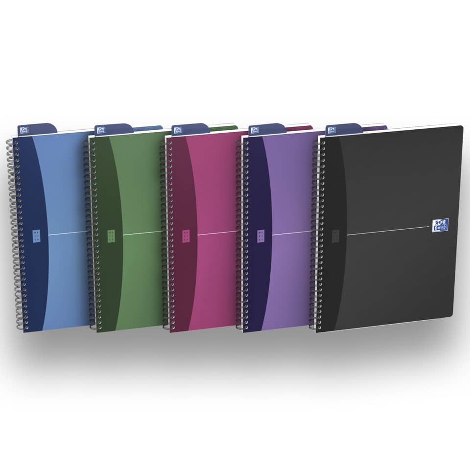 Spiralblock, Notizbuch, Bunt, Kunstleder?, Karton?