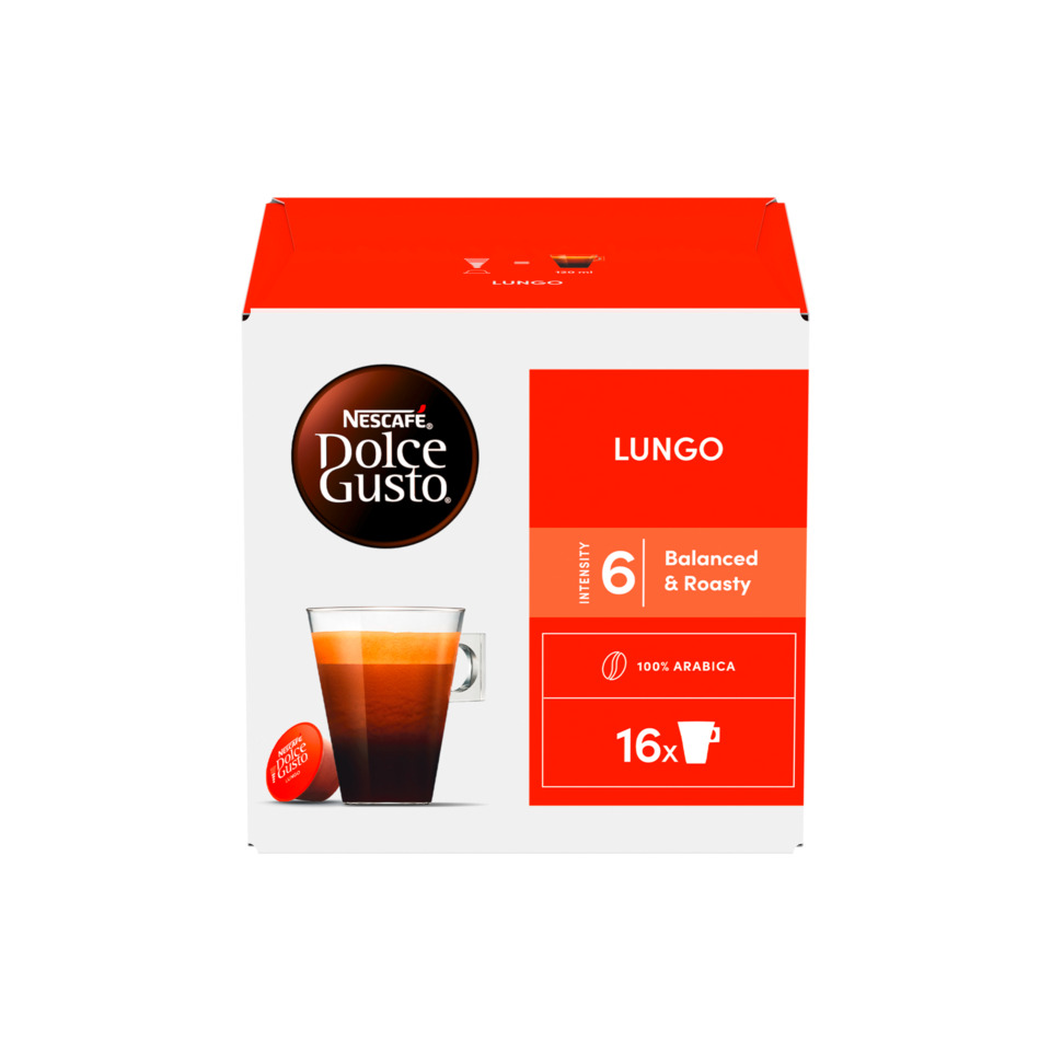 Kaffeekapseln, Dolce Gusto, Lungo, Arabica, Kapselsystem