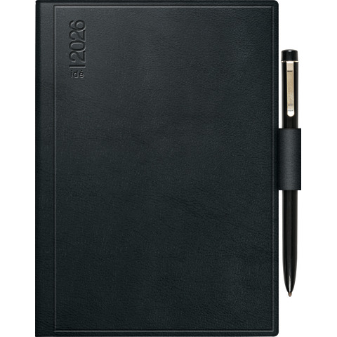 Taschenkalender perfect/Technik I 2026, 10 x 14 cm, 1W/2S, Kunststoff, schwarz RIDO 70-18 103 906