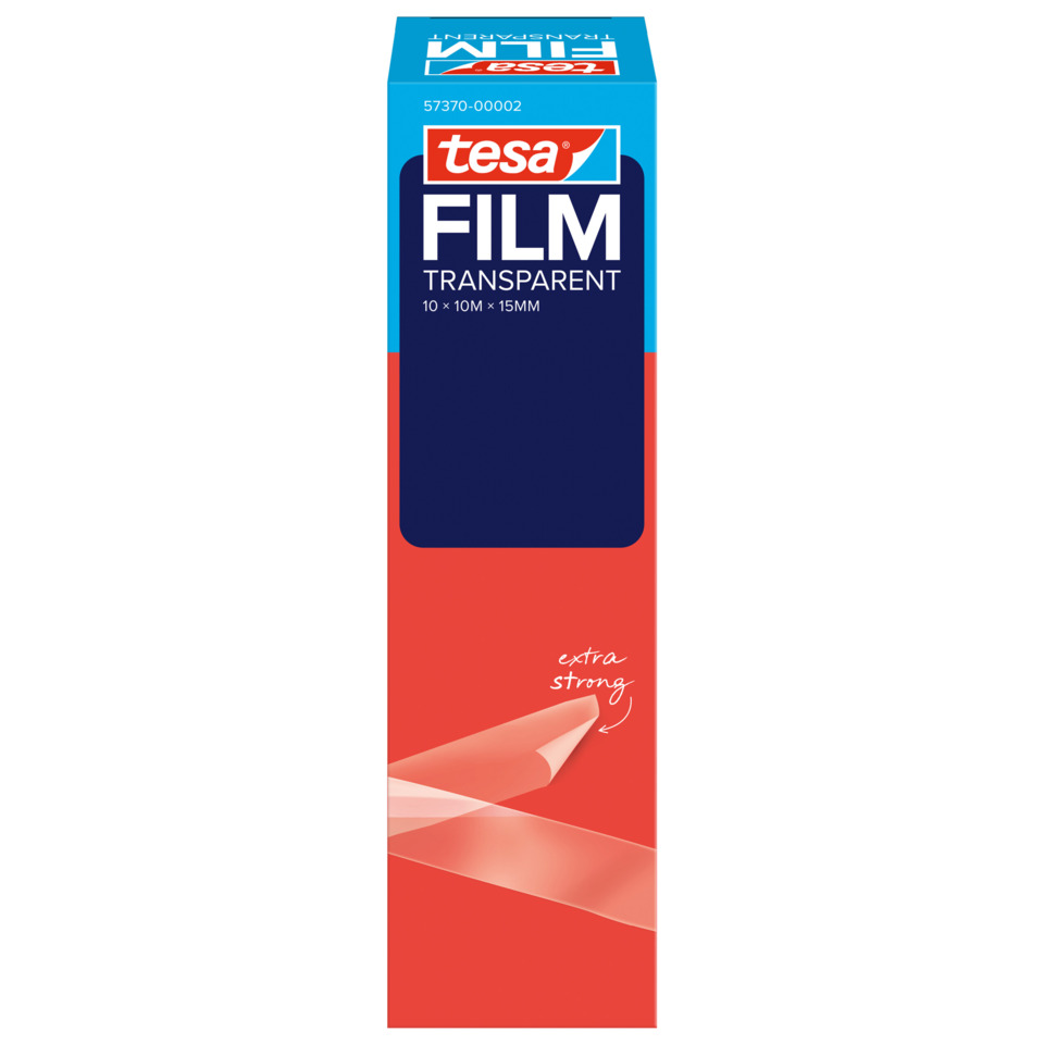 Filmband, Transparente, 10x10m?, 10x15mm, Papelfilm