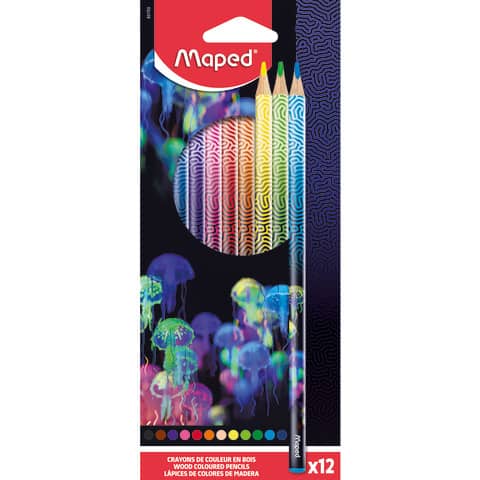 Farbstift Deepsea Paradise, 12 Stück, sortiert MAPED 831703