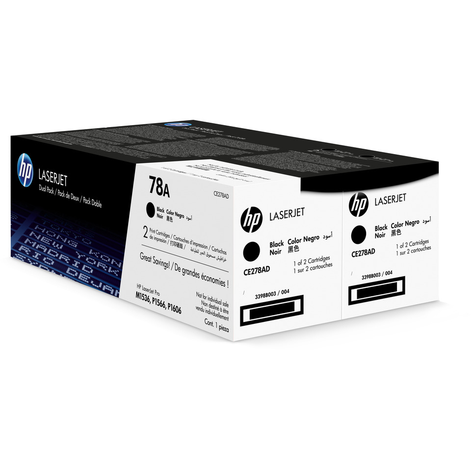 laserjet, Tonerpatrone, schwarz Tinte, Druckerzubehör, 2er-Pack