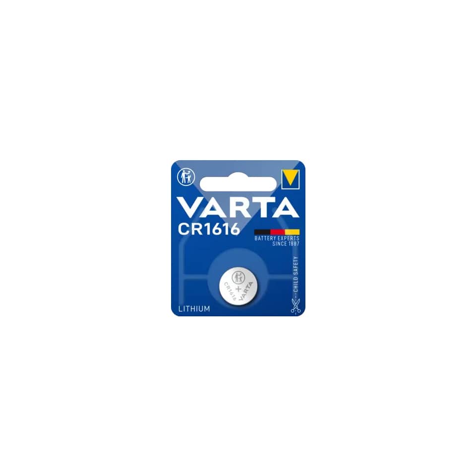 VARTA, CR1616, Lithium, Knopfzelle, Batterie