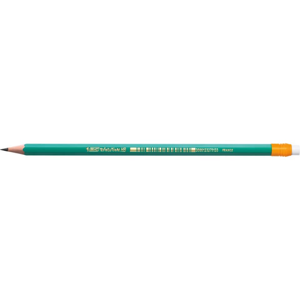 Bleistift, HB, Evolution, Grün, Radiergummi