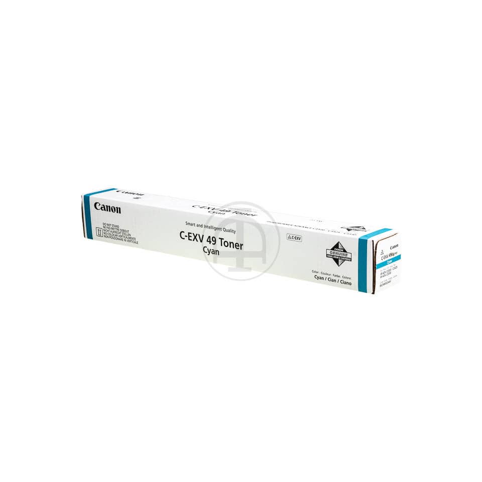 Canon, C-EXV 49 Toner, Cyan, Toner Cartridge, Genuine