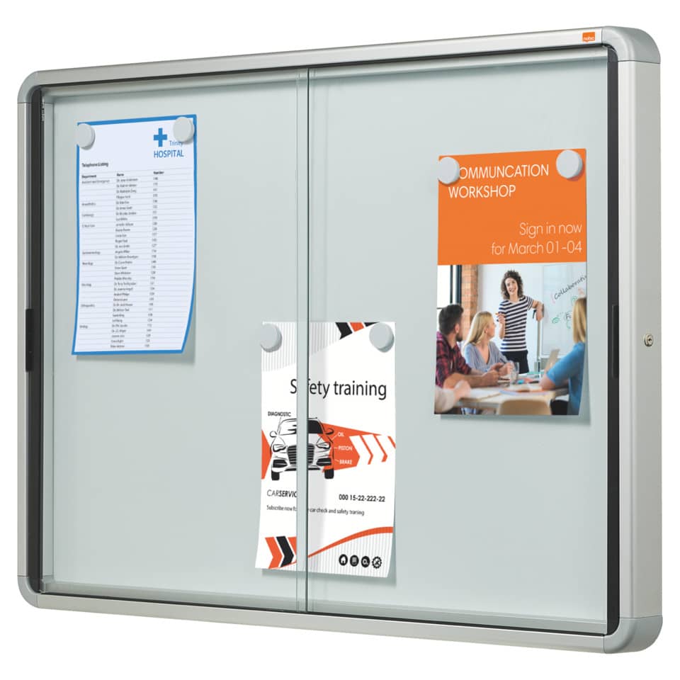 Weißes Brett, Person, Tür, Werbung