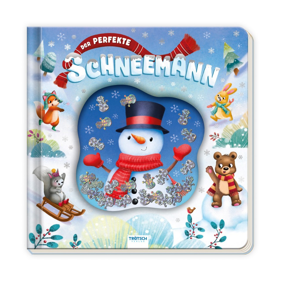 Schneemann, Freundlicher Schneemann, Winterbuch, Kinderbuch, Dekor