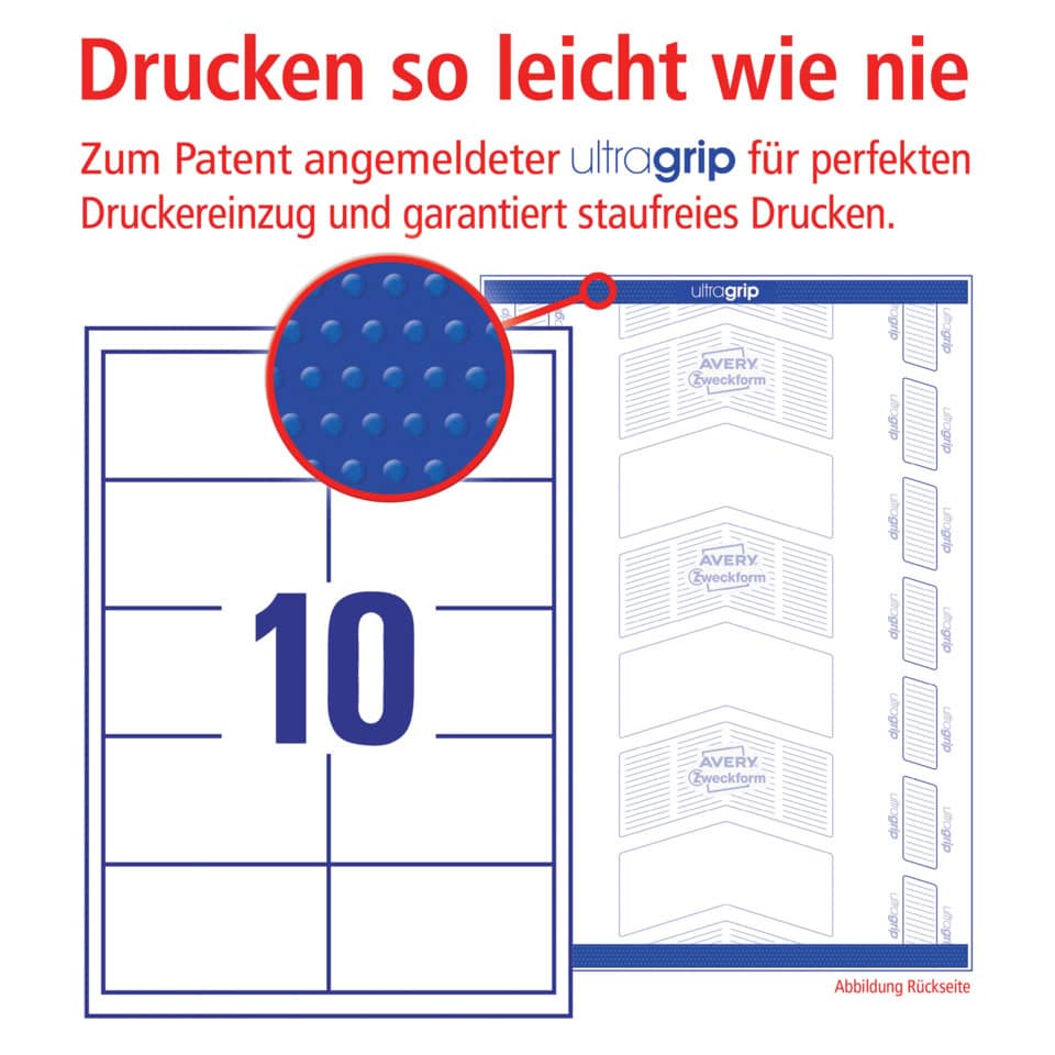 A4 Blatt, Druckvorlage, Punktemuster, Blauer Rand, Nummer 10