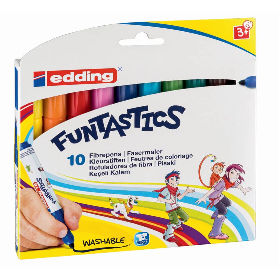 Funtastics, Marker-Set, Wasserbasis, Buntstifte, Kinderzeichnen