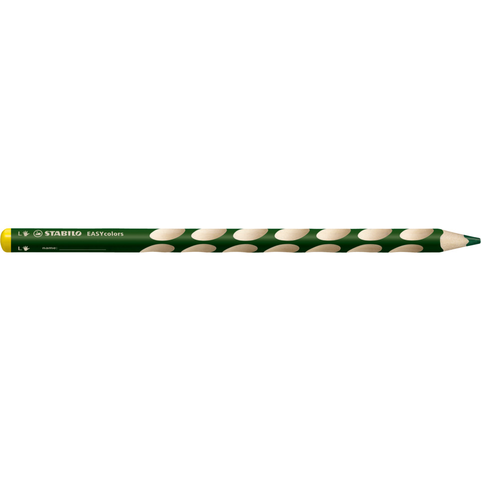 Bleistift, Holz, Grünes Gehäuse, Gelbes Radiergummi, STABILO Logo