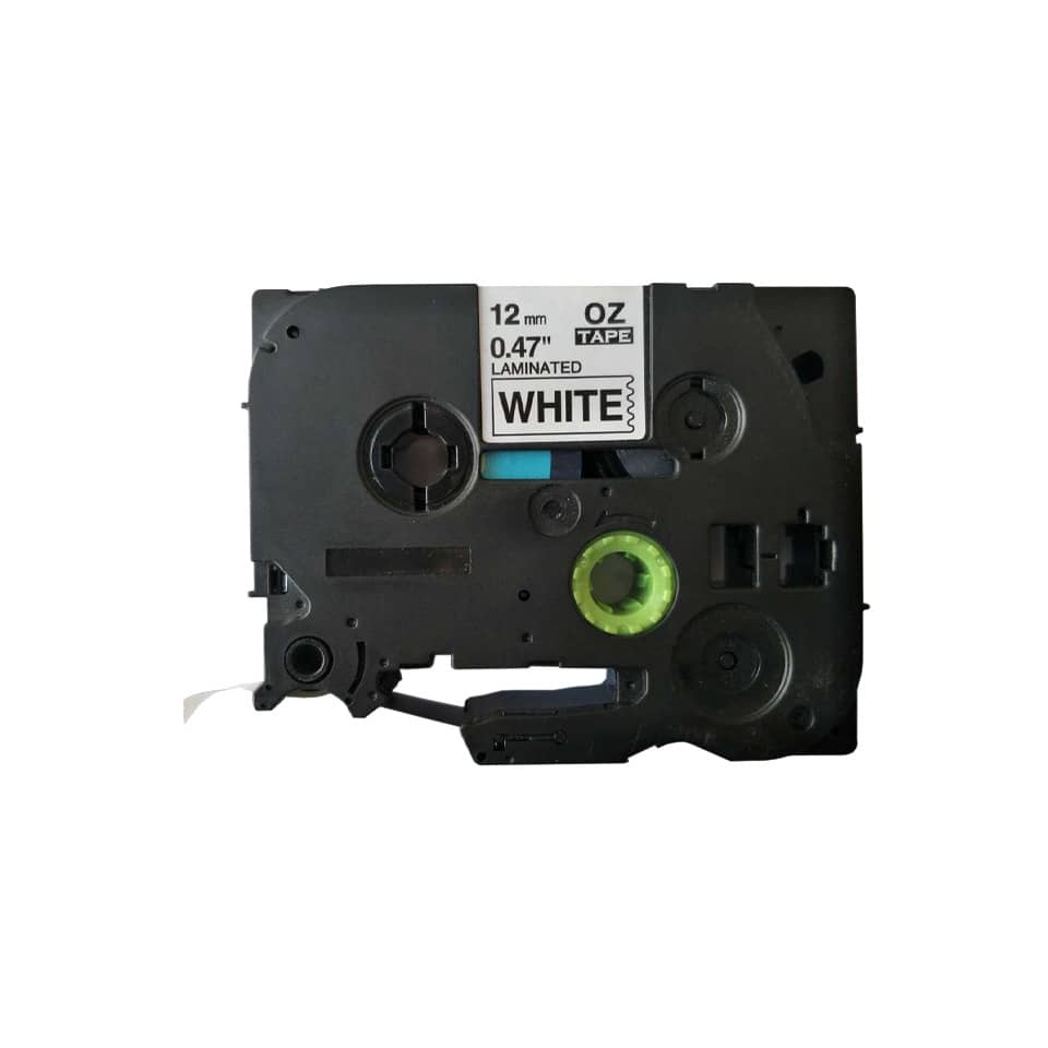 Schriftband, 12mmx8m, schwarz/weiß Q-CONNECT KF18797