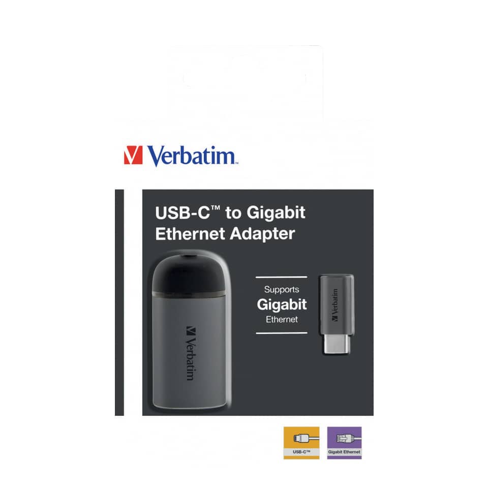 USB-C, Gigabit Ethernet, Adapter, Verbatim, Kabelloser?