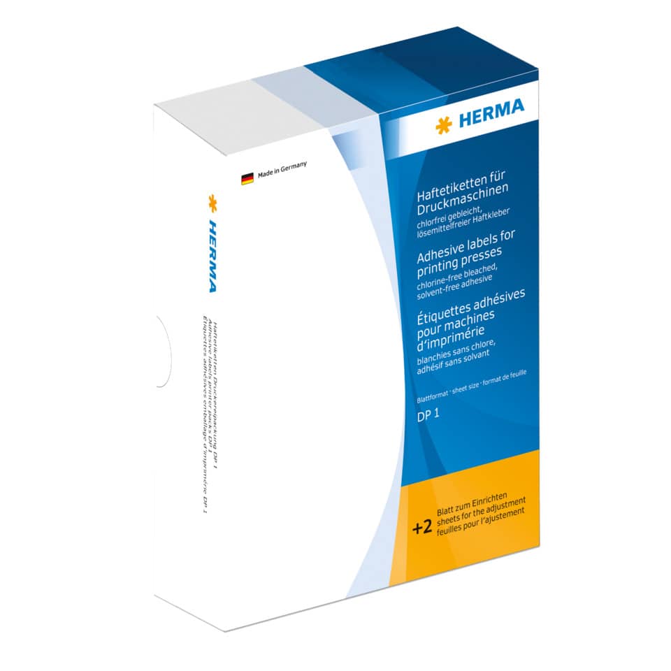Klebeetiketten, Druckerzubehör, Etikettenbögen, Blattformat, Herma Marke nicht sichtbar