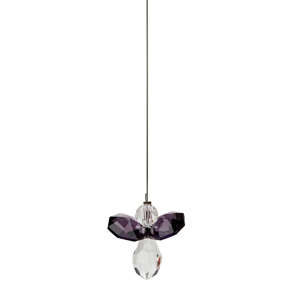pendant, crystal, purple, gem, hanging