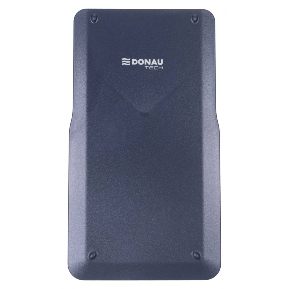 mobile power bank, external battery, Donau Tech, portable charger, blue gray
