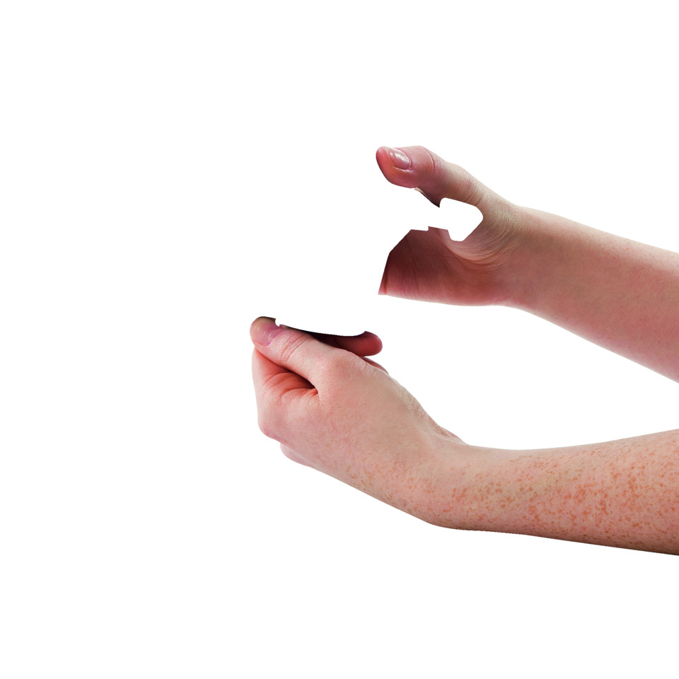 Hand, Hände, Finger, Herausreißen, Ausschnitt