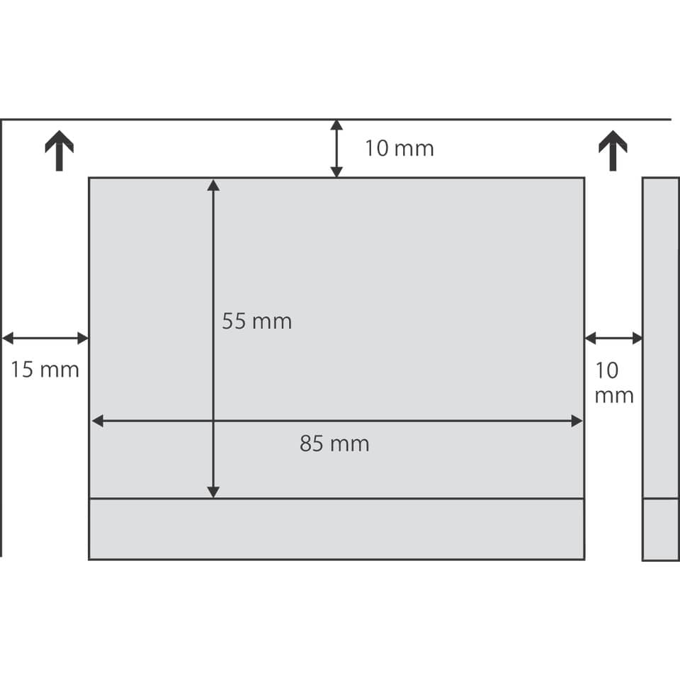 rechteck, Diagramm, Abmessungen, Millimeter, Grau