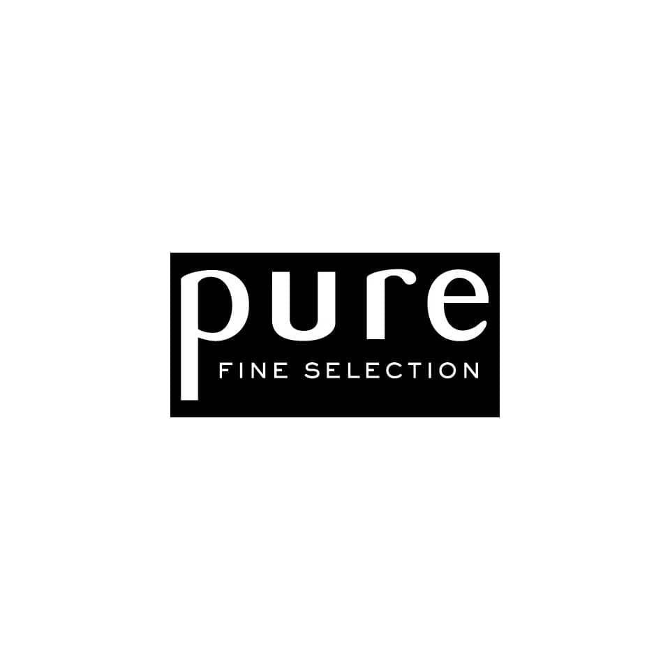logo, pure, feine auswahl, schwarzes rechteck, text