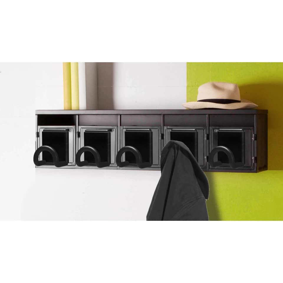 wandhalter, schrank, haken, hutablage, kofferhut