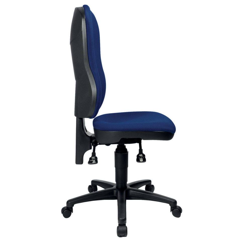 bürostuhl, schreibtischstuhl, rollen, blau, polsterung