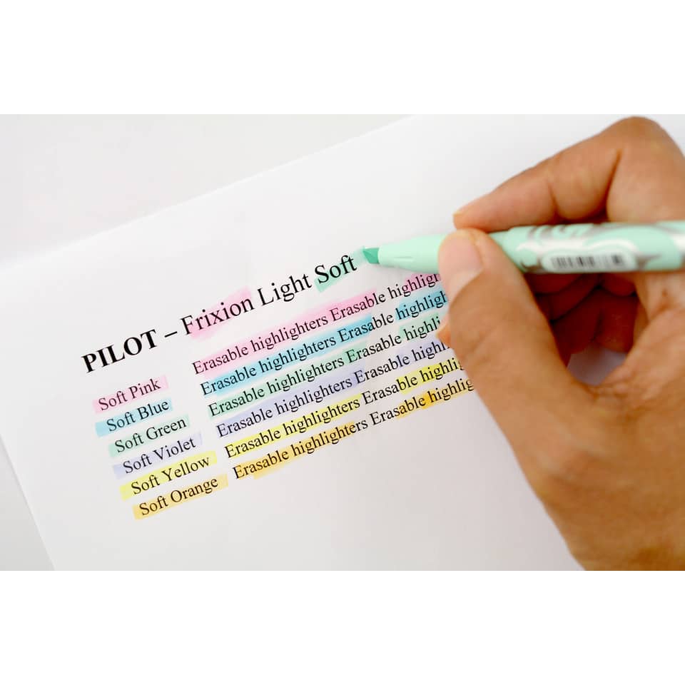 Frixion Light Soft, Erasable highlighter, Pastellmarker, Soft pink, Marker pen