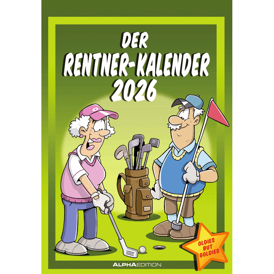 golfkalendar, minigolf, cartoon, golfset, kalender