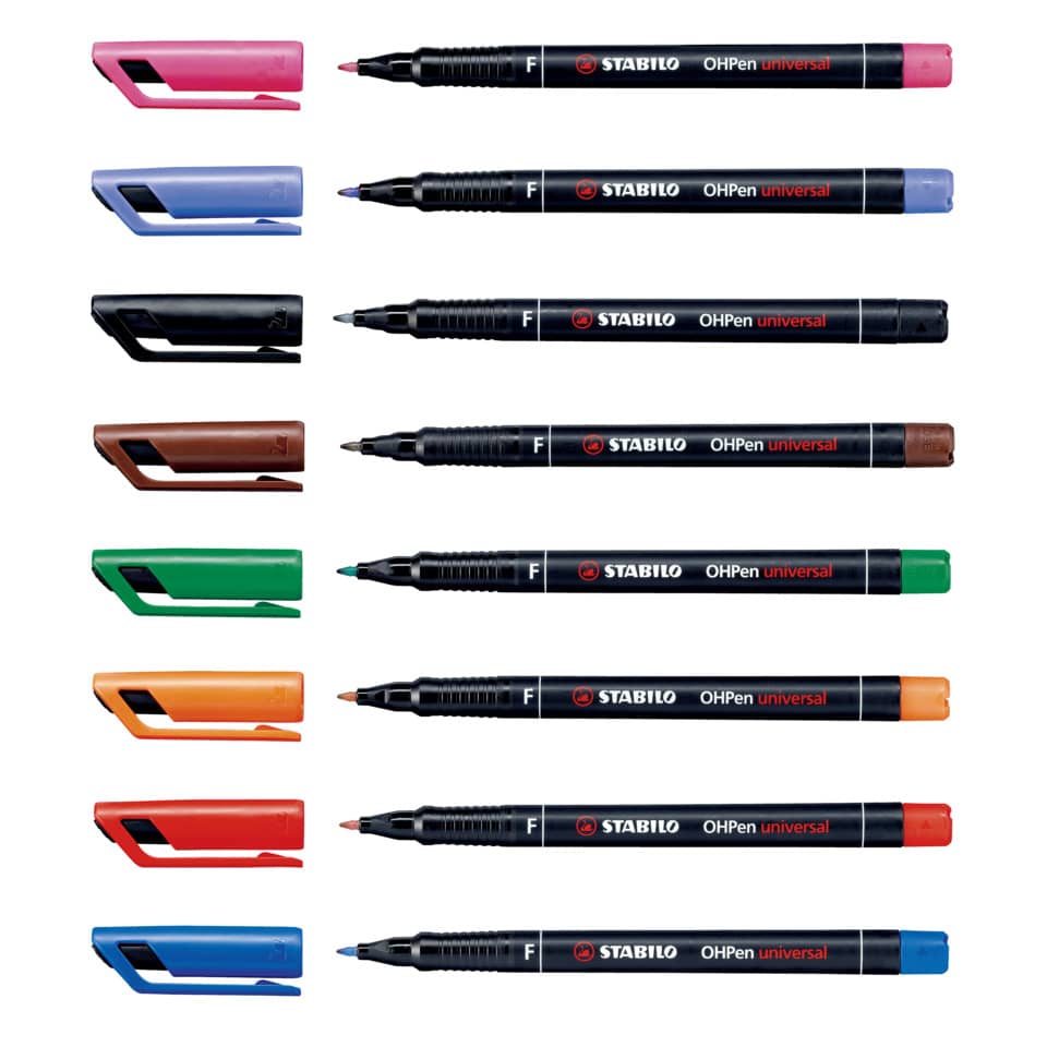 marker, felt-tip, stabilo, universal, color set