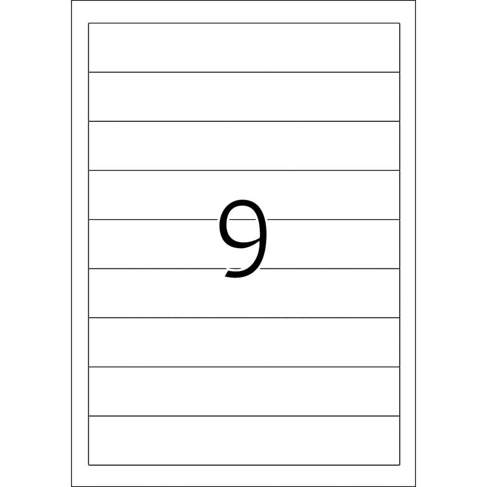 Karte, Indexkarte, Zahl neun, Notizblock, vertikale Ausrichtung