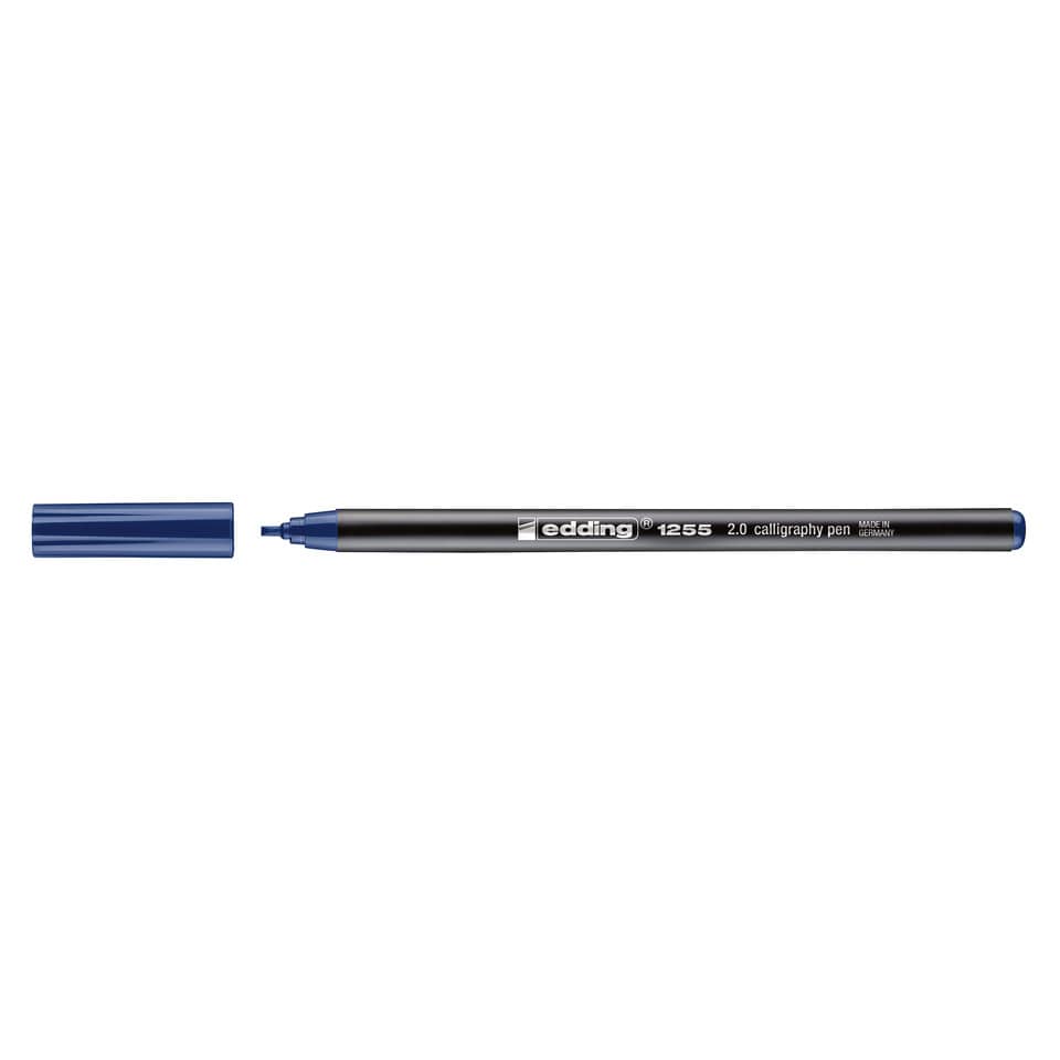 blauer marker, Kalligrafie-Stift, Feinlinier, Schreibstift, Spitzenspitzer